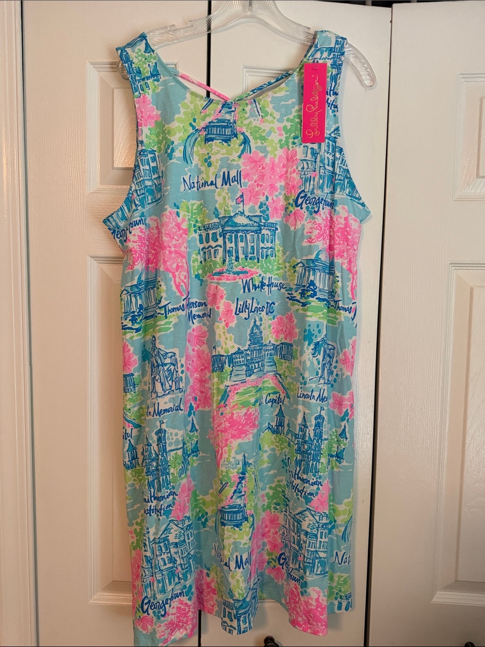 Lilly Pulitzer NWT Women XL Lilly loves DC dress